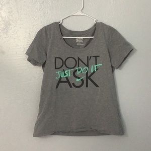 Nike athletic cut tee shirt